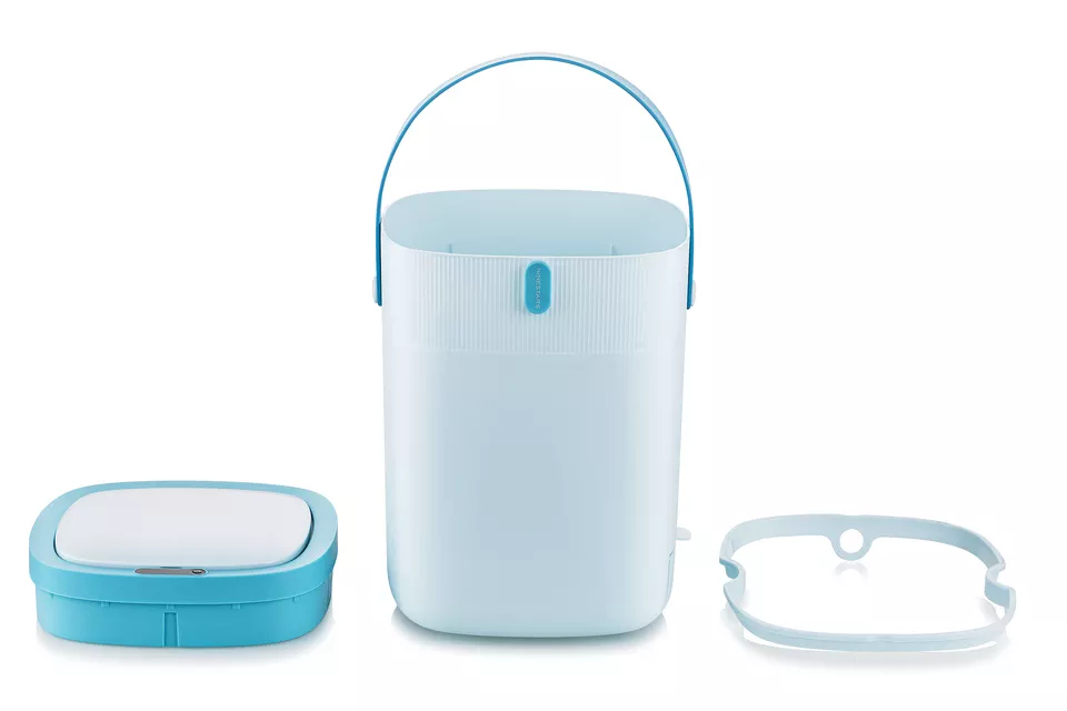 Купить Xiaomi Ninestars Foot Sensor Trash Can 12L  (DZT-12-36SJT) Blue