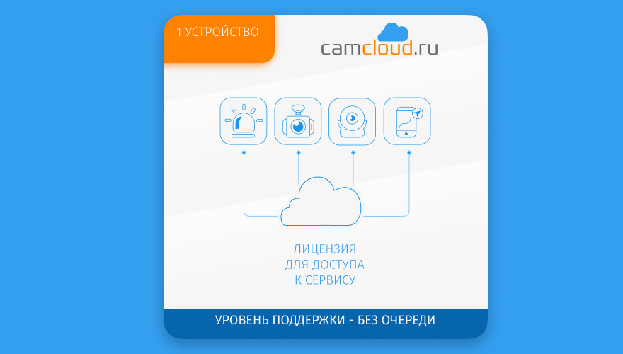 Купить Лицензия Camcloud на 6 мес. / тариф "Базовый" (1500₽ в мес.)