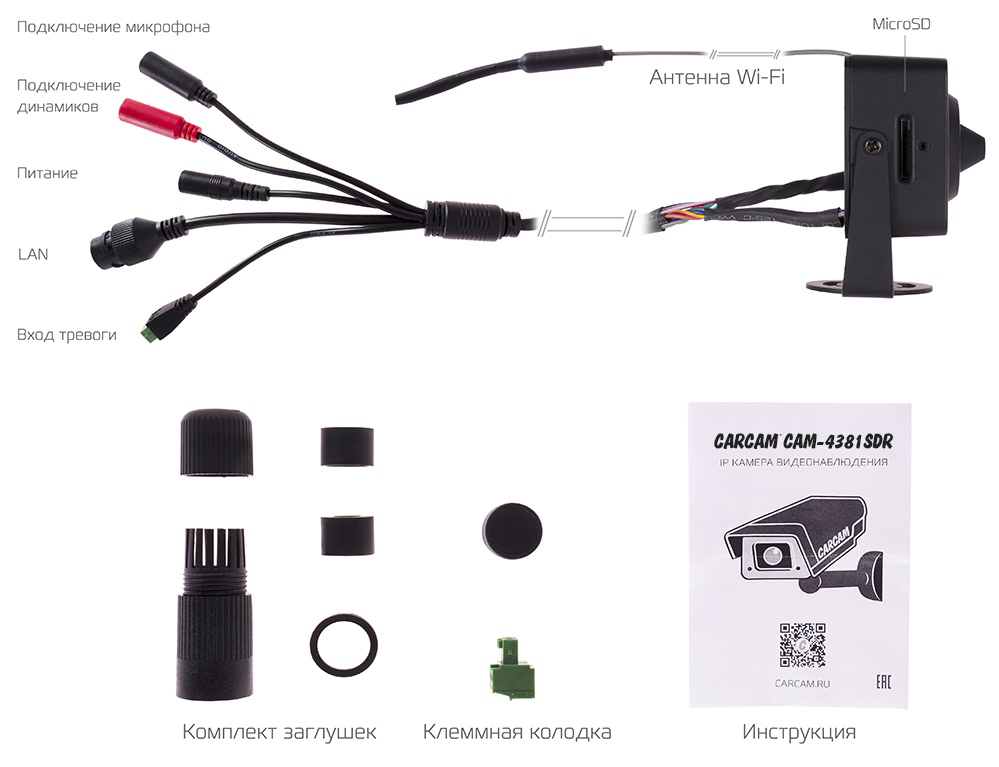 Купить CARCAM CAM-4381SDR (3.7mm)