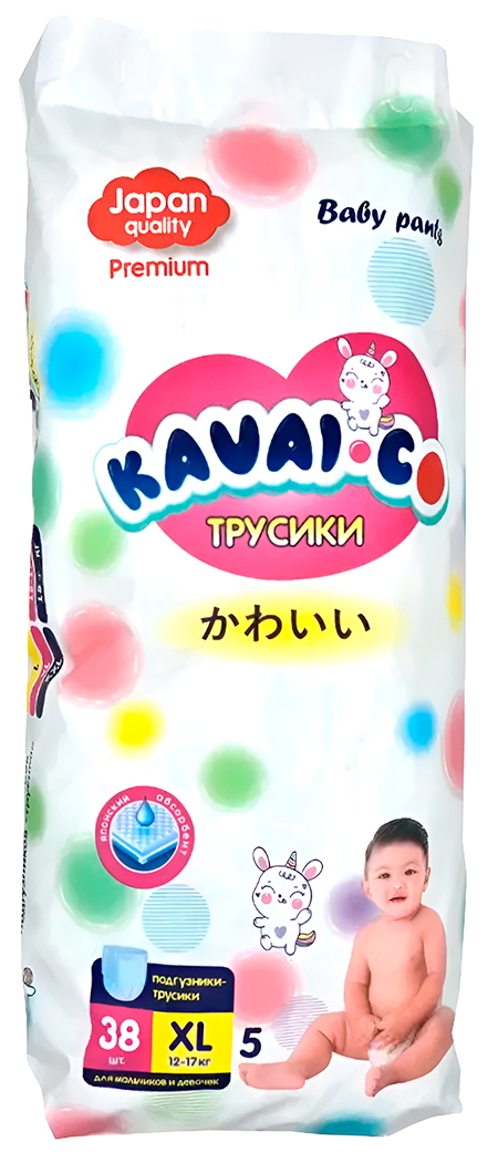 Kavai-Co Baby Pants XL 12-17kg (38 Pcs)