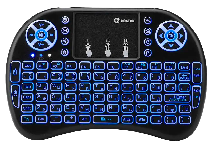 Купить Vontar I8+ Wireless Keyboard 2.4GHz Air Mouse Touchpad Handheld for Android TV BOX Mini PC Lion ver.