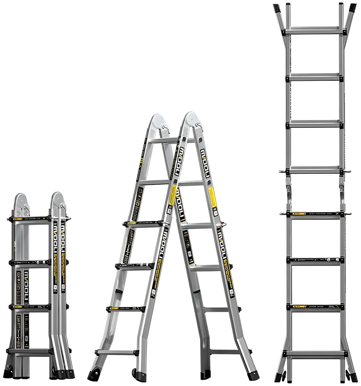 Купить Bafen Midoli Aluminum Alloy Telescopic Ladder 5+4 steps ML15-X5