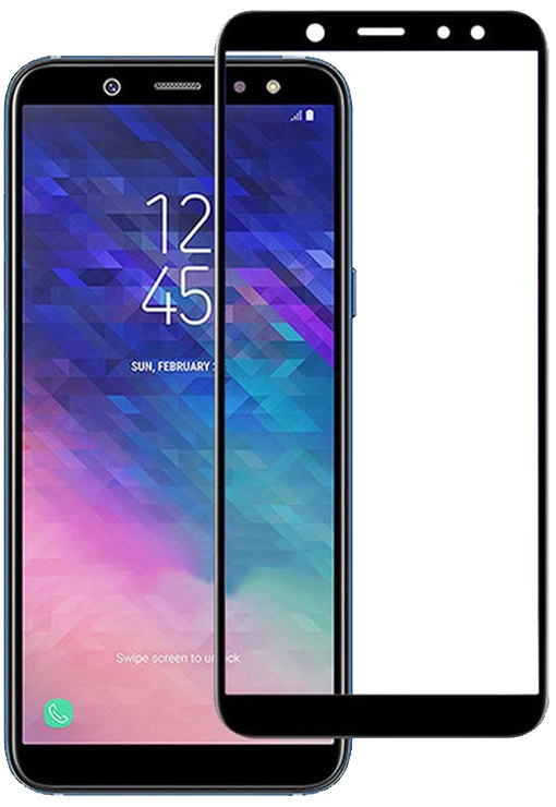 Купить Защитное стекло для Samsung A7 (2018) с рамкой 9H Full Glue