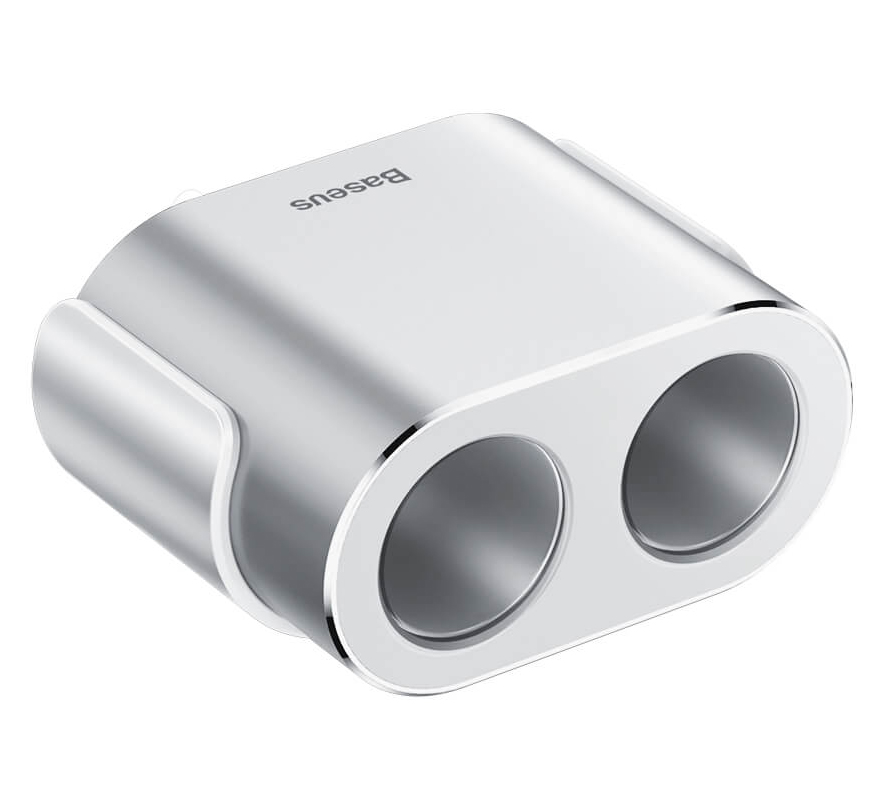 Купить Baseus High Efficiency One to Two Cigarette Lighter Silver