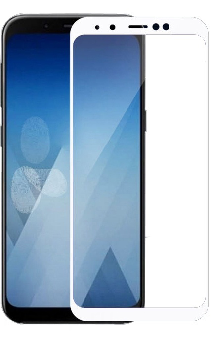 Купить Защитное стекло для Samsung A8 Plus (2018) с рамкой