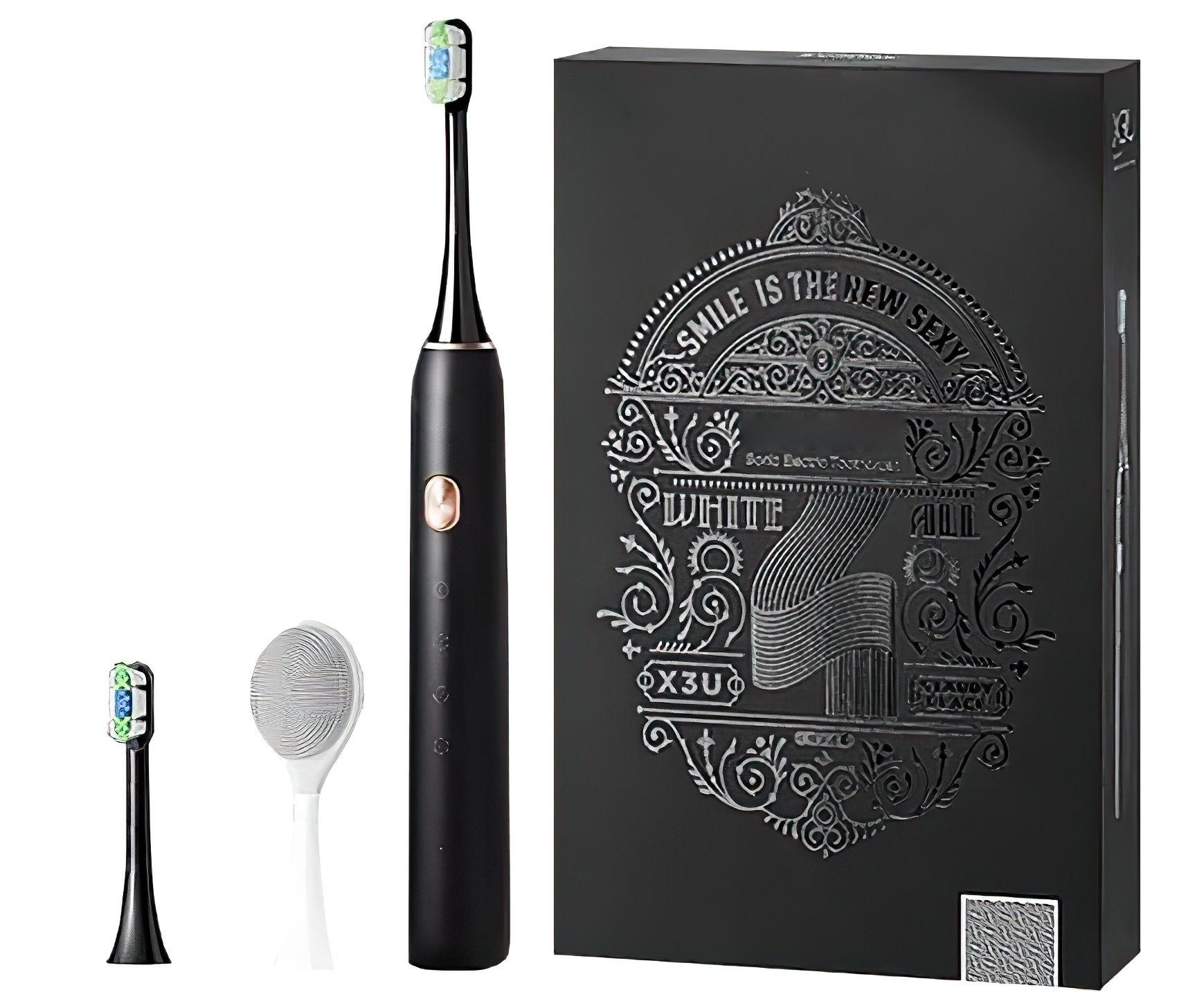 Купить Xiaomi X3U Sonic Electric Toothbrush Black Set
