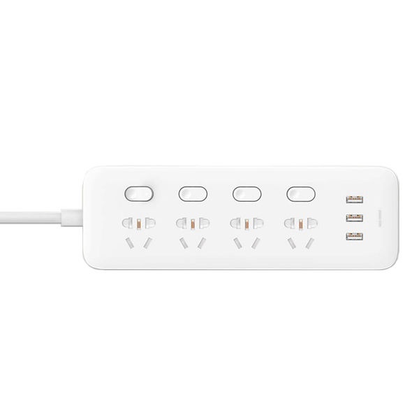 Купить Xiaomi Mi Power Strip (4 розетки + 3 USB порта) - White