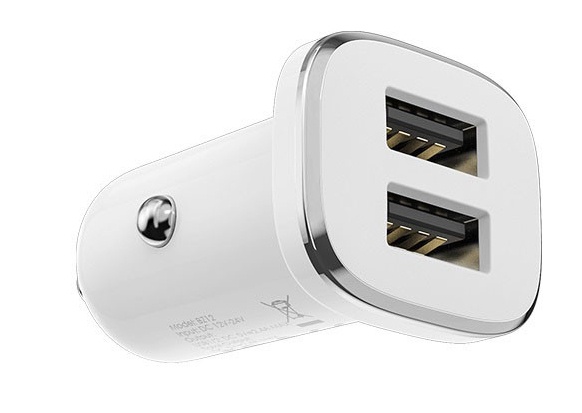 Купить Borofone BZ12 АЗУ 2USB 2.4A Белый
