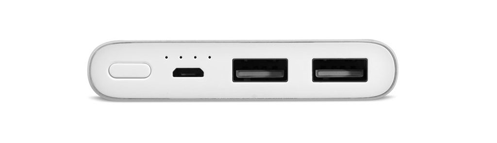 Купить Xiaomi Mi Power Bank 10000mAh Silver (PLM09ZM)