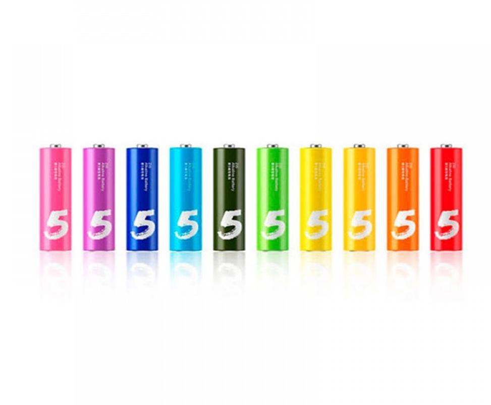 Купить Xiaomi ZMI ZI5 Rainbow AA batteries (10 шт.)