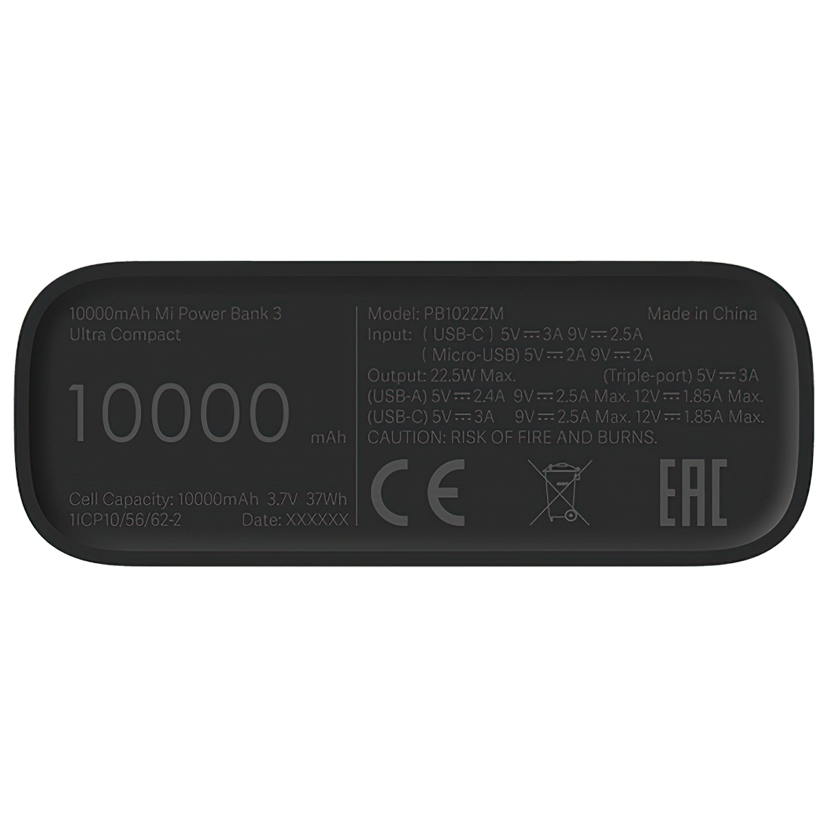 Купить Xiaomi Mi Power Bank 3 Ultra Compact 10000mAh (BHR4412GL)