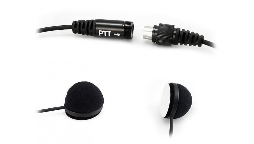 Купить BAOFENG Helmet Kit Full Face Motorcycle Headset Earpiece Mic, 2 Pin M-plug