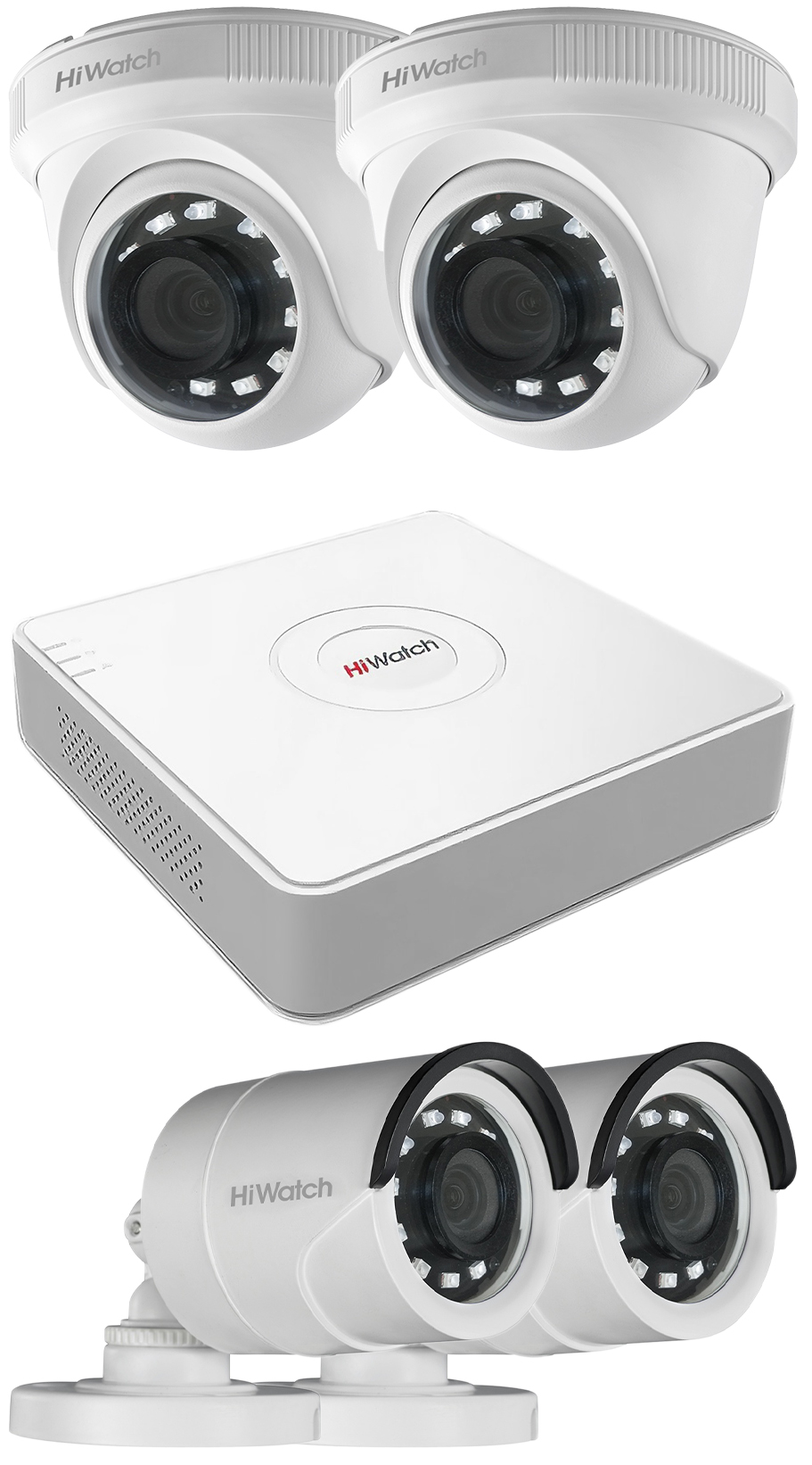 Купить HiWatch KIT 2 C4M2