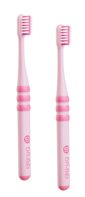 Купить Xiaomi Dr. Bei Toothbrush (2 шт) - Pink