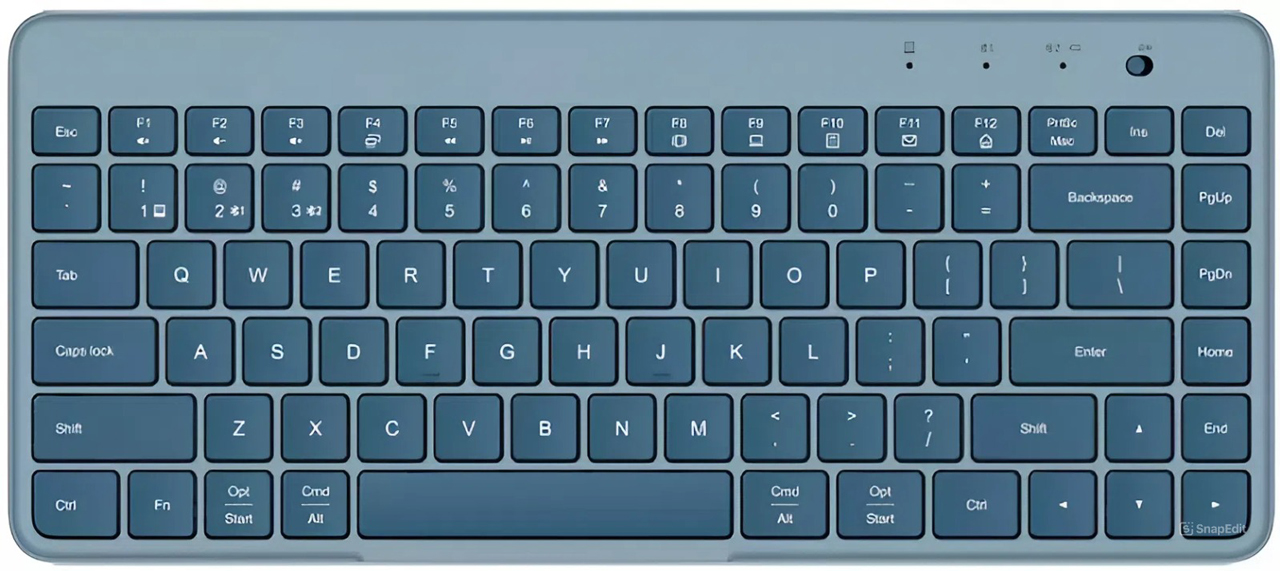 Купить Xiaomi Mi Dual Mode Wireless Keyboard (XMBXJP01YM) Blue