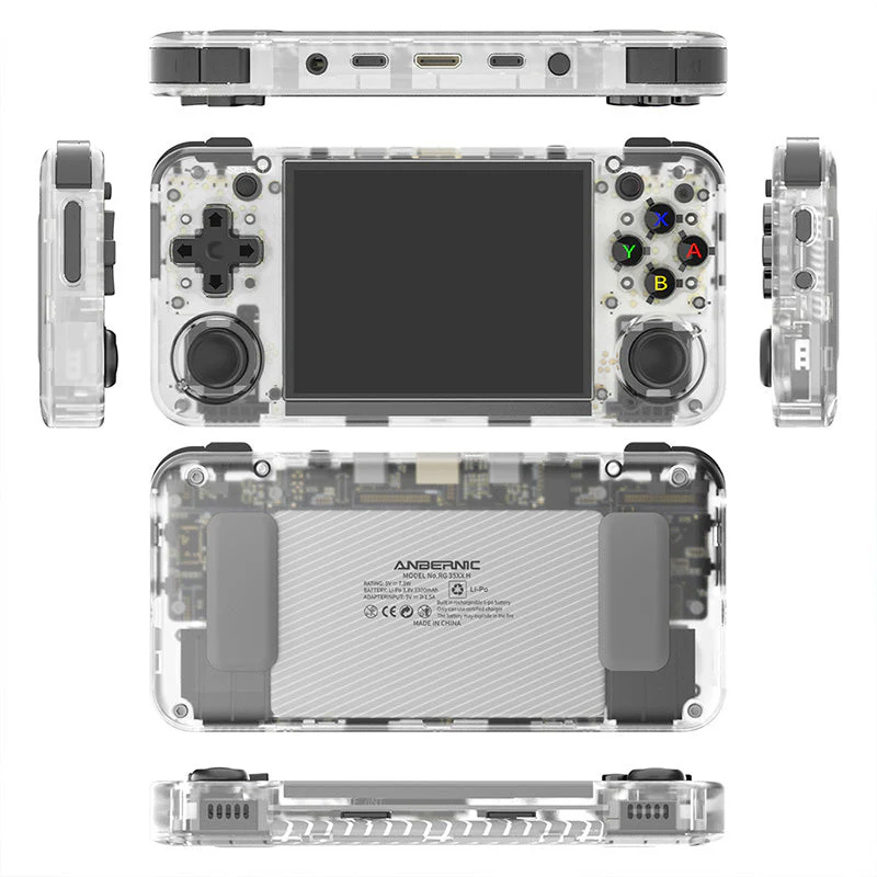 Купить Anbernic Portable Game Console RG35XX H White Translucent
