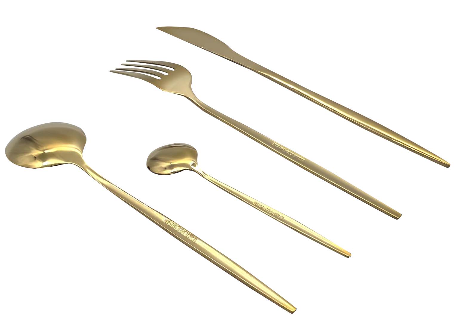 Купить Xiaomi Maison Maxx Modern Flatware Set Gold
