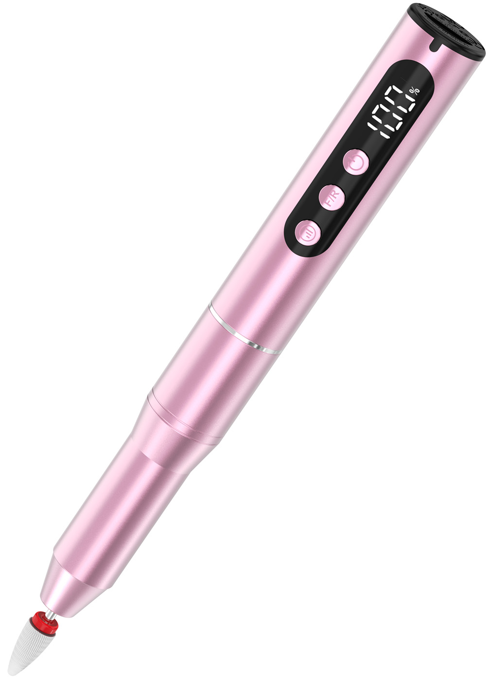 Купить SenCiciMen Cordless Portable Electric Nail Drill 16000 RPM 11 Grinding Heads (VC-21) Pink