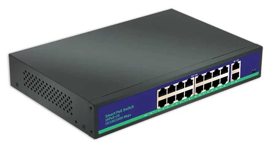 Купить CARCAM Standard 16+2 Full Gigabit PoE Switch (ССG1620GB)