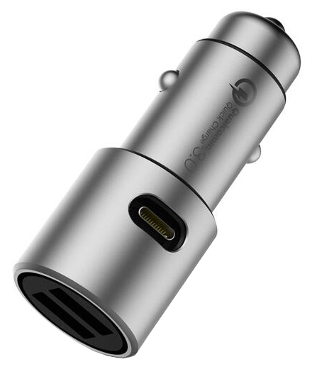 Купить Xiaomi Car Charger QC 3.0 2USB Type-C (CZCDQ02ZM)