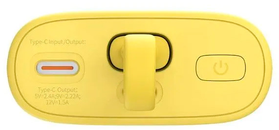 Купить Xiaomi Baseus Pocket Fast Charging Power Bank Type-C 5200 mAh (PPKDC05L) Yellow