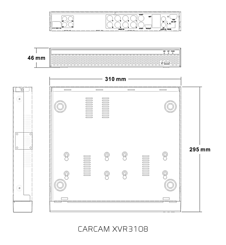 Купить CARCAM XVR3308