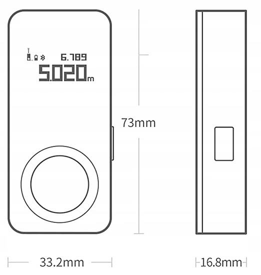 Купить Xiaomi Hoto Smart Laser Measure EU (QWCJY001)