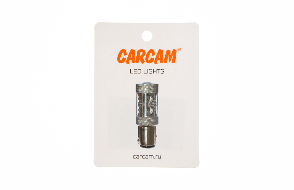 Купить CARCAM PY21/5W-1157-50W красный свет
