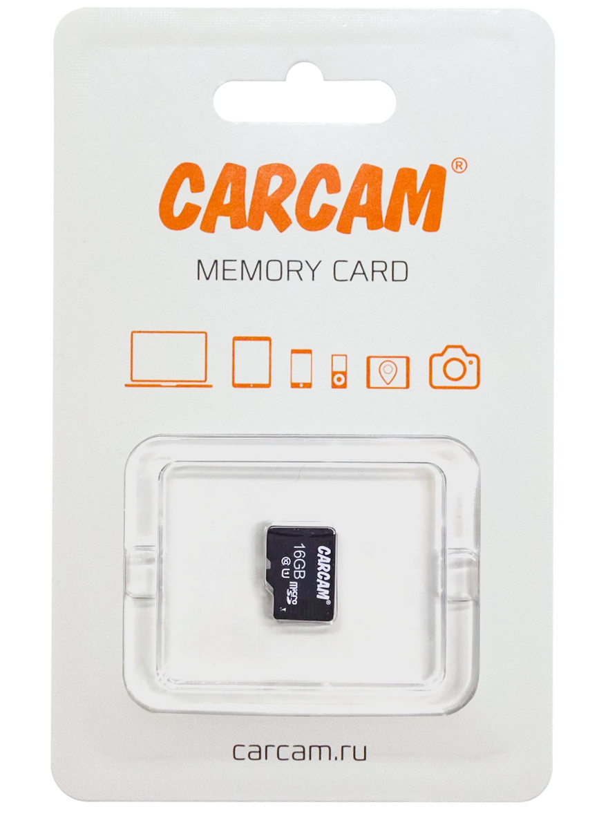 Купить CARCAM microSDHC 16GB Class 10