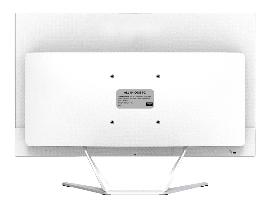 Купить 27" IPS FullHD All in One PC Intel Celeron N100 RAM 16GB, SSD 512GB, Win11 White