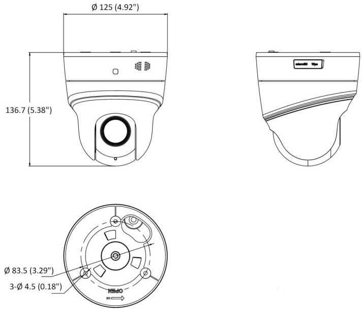 Купить HiWatch PTZ-N2204I-D3/W(B)