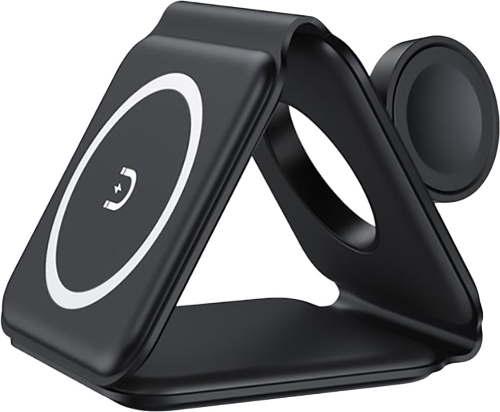 Купить Magnetic Wireless Charger 3 in1 Black