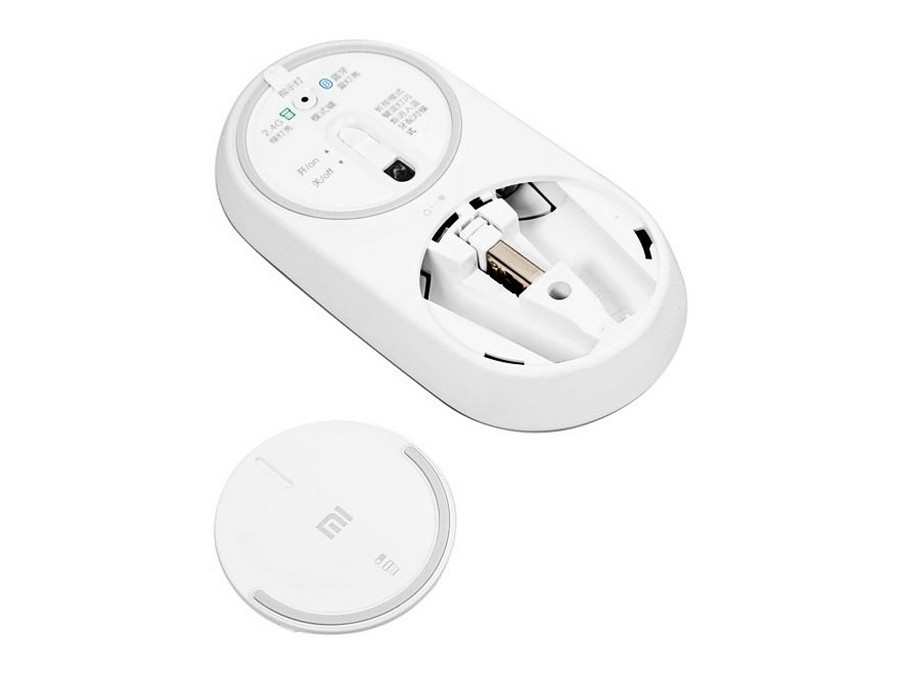 Купить Xiaomi Mi Portable Mouse Silver (XMSB02MW)