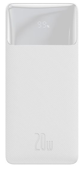 Купить Baseus Bipow Digital Display 20000mAh 20W White (PPDML-M02)