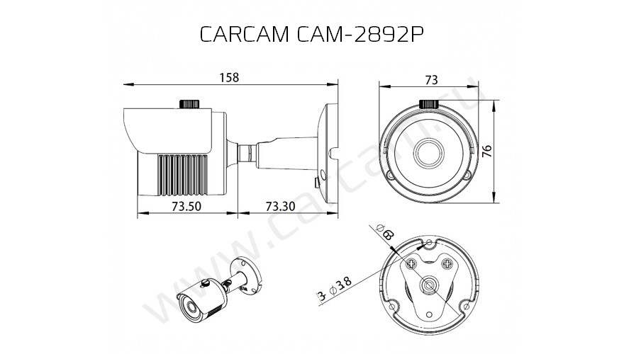 Купить CARCAM CAM-2892P