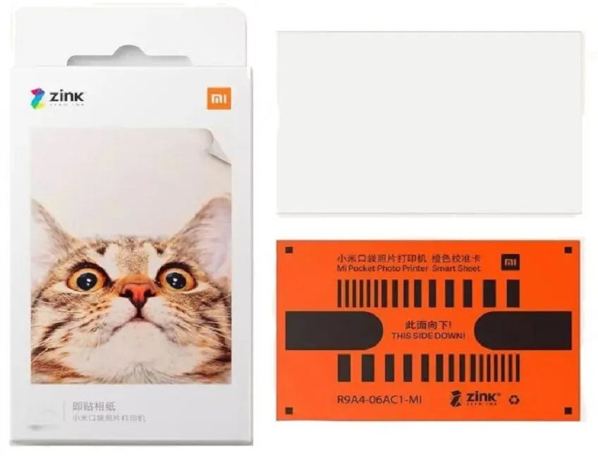 Купить Xiaomi Mi Portable Photo Printer Paper 50 Листов (XMZPXZHT03)