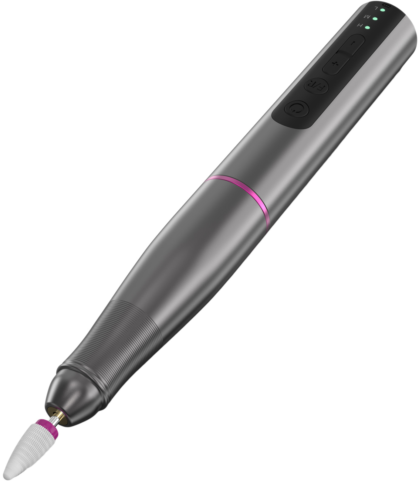 Купить SenCiciMen Cordless Portable Electric Nail Drill 15000 RPM 6 Grinding Heads (VC-08A) Black