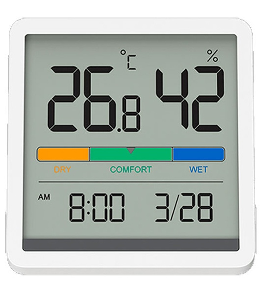 Купить Xiaomi Miiiw Mute Thermometer And Hygrometer Clock NK5253