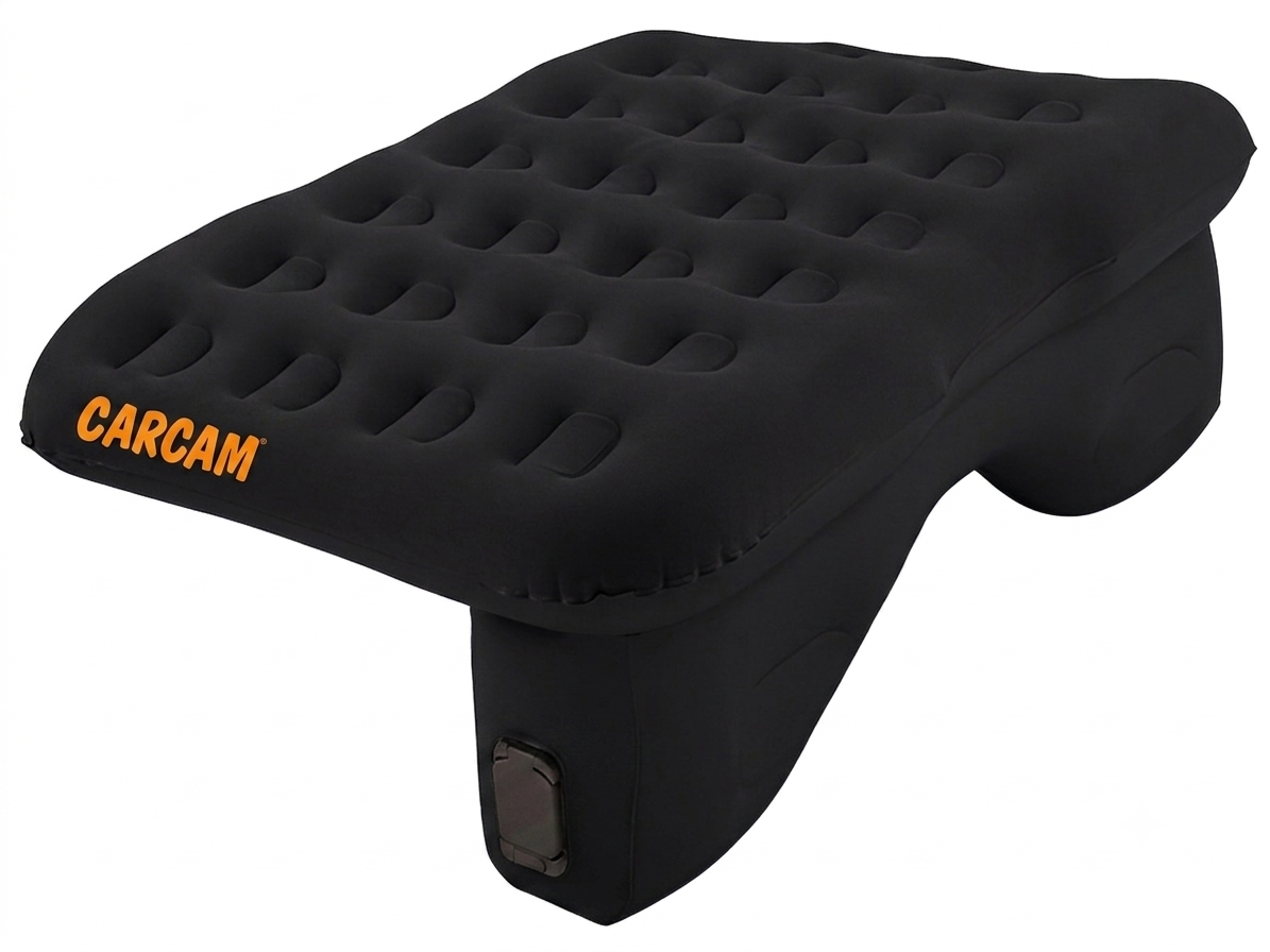 Купить CARCAM Inflatable Back Seat Auto Airbed, Auto Air Pump, Repair Kit, 135x85 cm. (CCMTE1750) Black