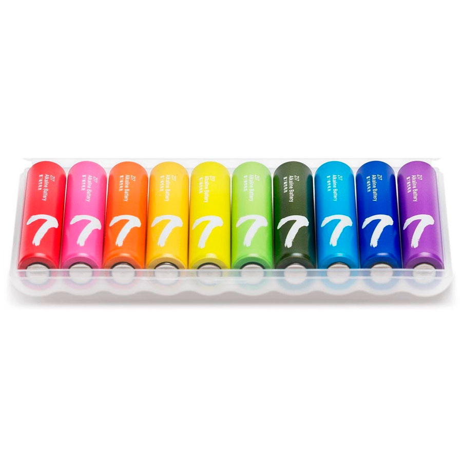 Купить Xiaomi ZMI ZI7 Rainbow AAA batteries (10 шт.)