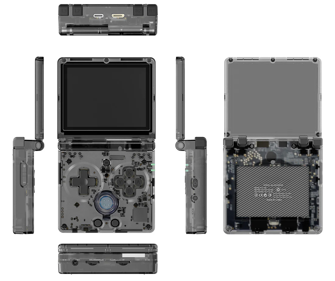 Купить Anbernic Portable Game Console RG35XXSP Black Transparent