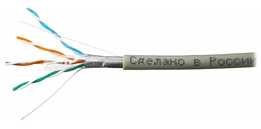 Купить SkyNet Premium FTP Indoor 4x2x0,51 кат.5e 1м