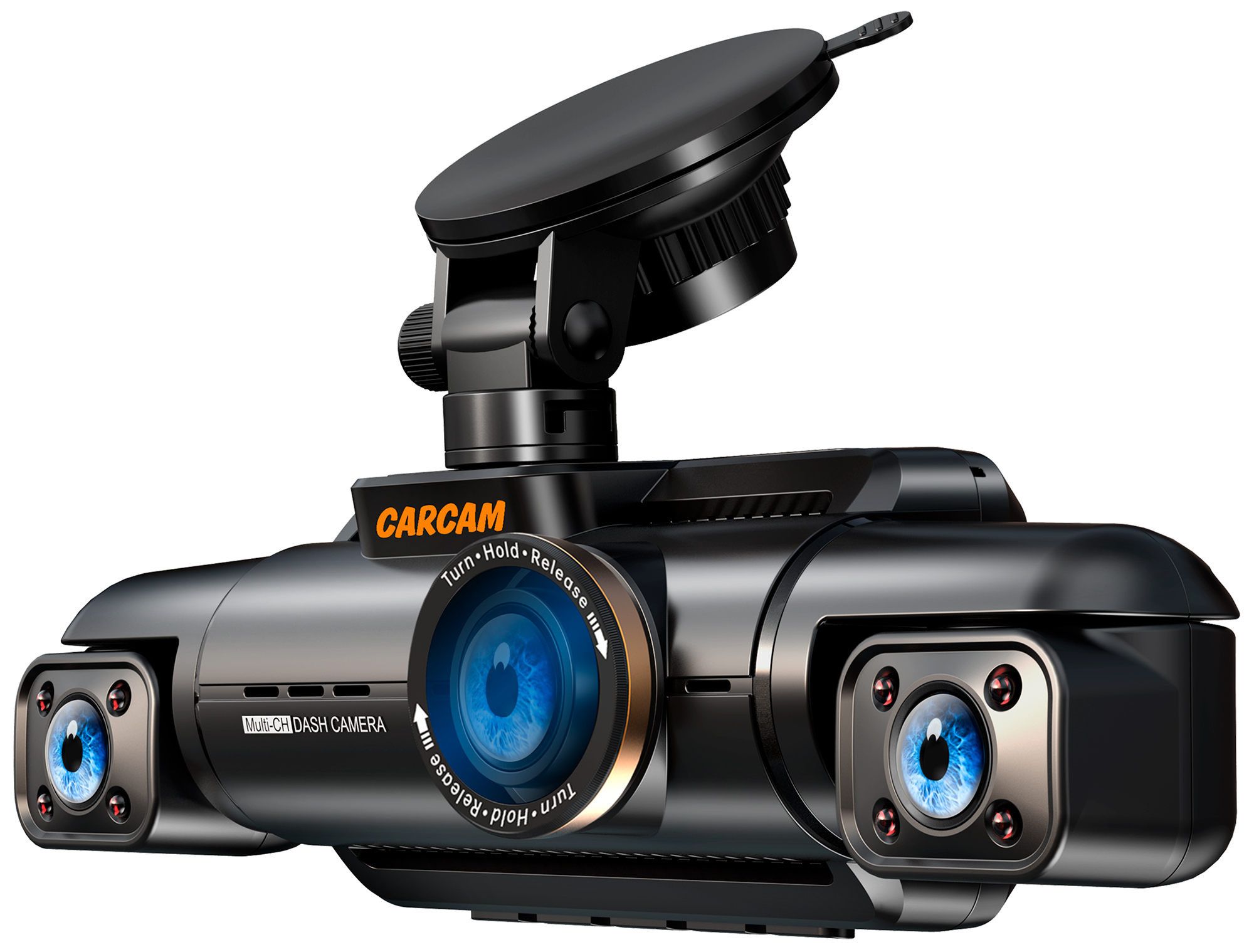 Купить CARCAM 4CH FullHD (4x1080p) Super Real View 360º WiFi DASH CAM GPS DVR CC-365