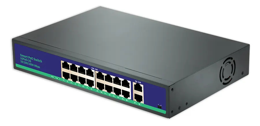 Купить CARCAM Standard 16+2 Full Gigabit PoE Switch (ССG1620GB)