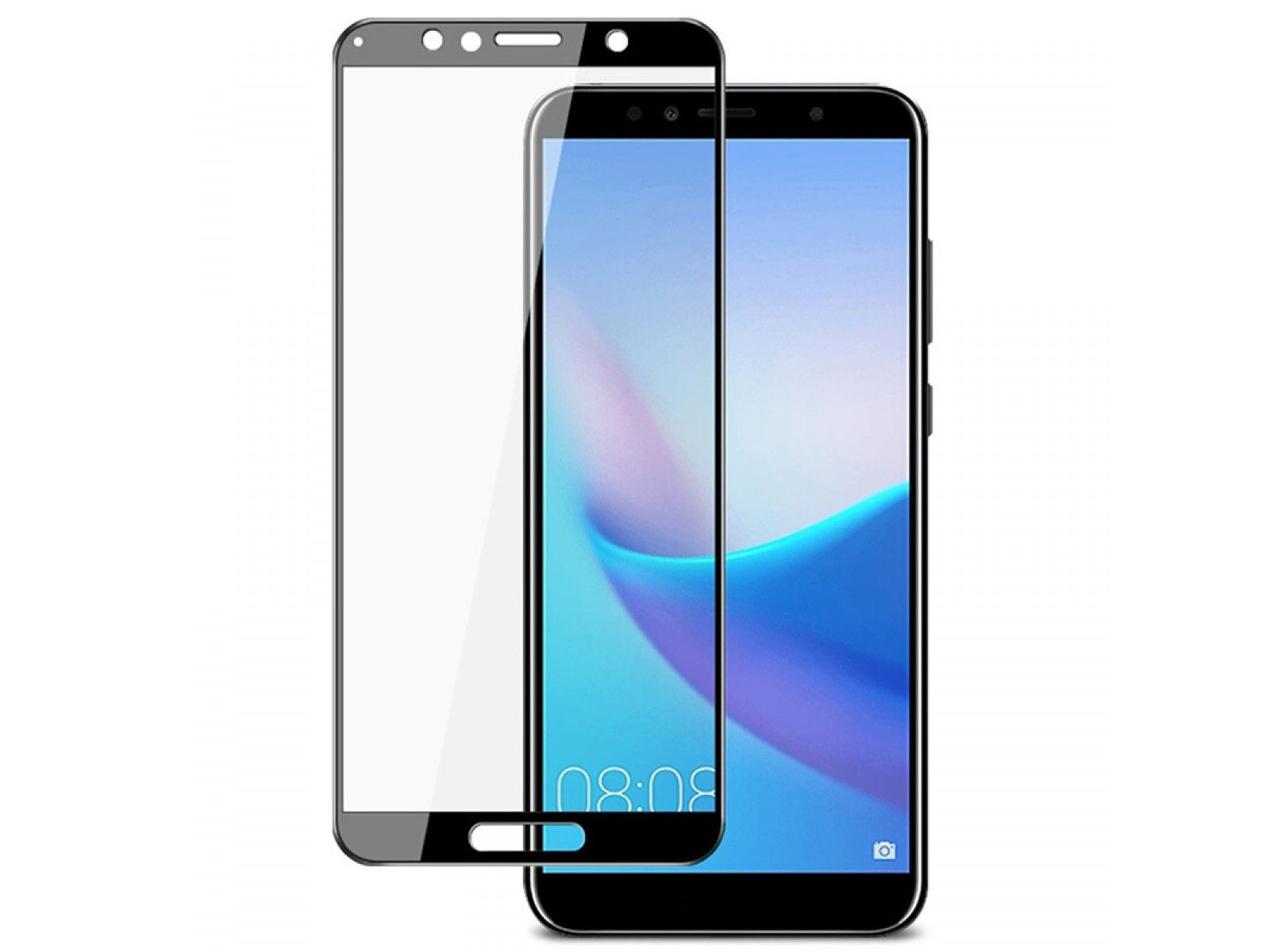 Купить Защитное стекло для Huawei Honor 7A Pro/7C/Y6 Prime 2018 с рамкой 9H Full Glue без упаковки