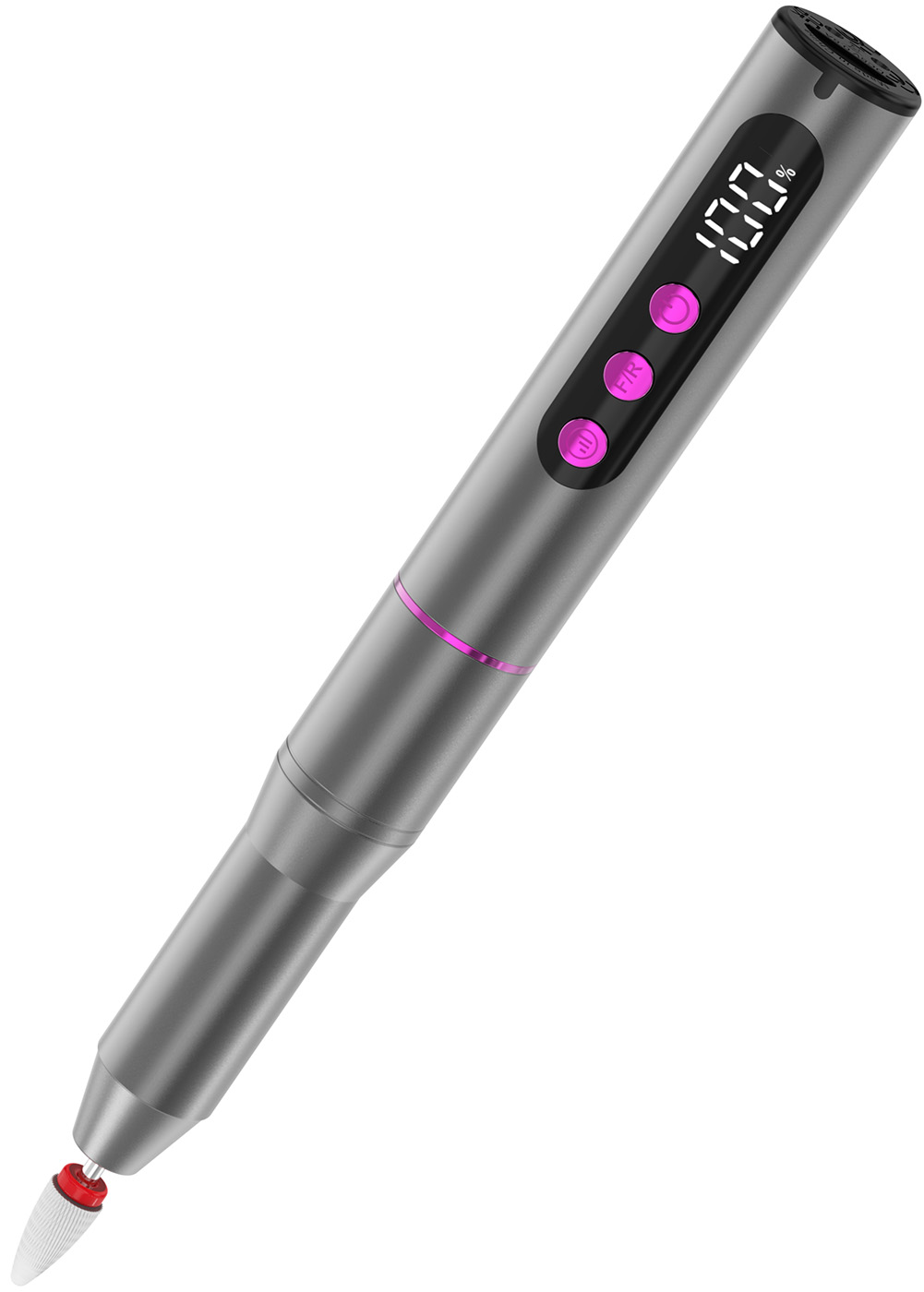 Купить SenCiciMen Cordless Portable Electric Nail Drill 16000 RPM 11 Grinding Heads (VC-21) Black