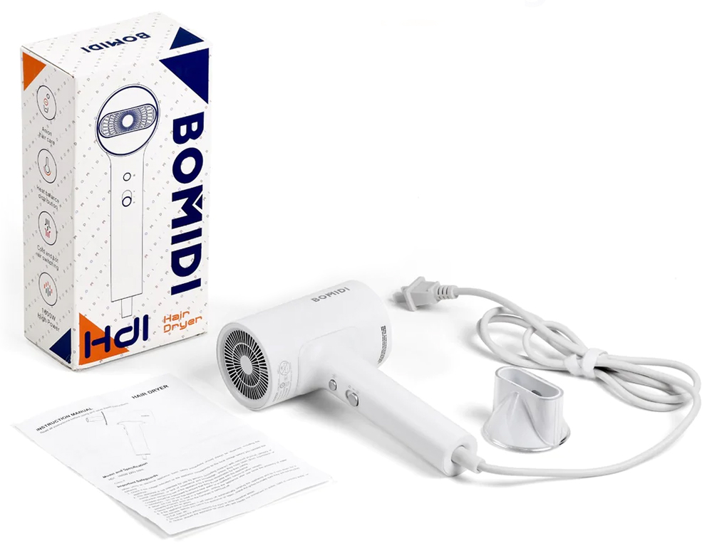 Купить Xiaomi Bomidi Hair Dryer Negative Ion HD1 White