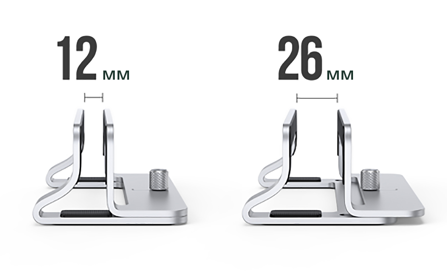 Купить Ugreen LP258 Vertical Laptop Stand Silver