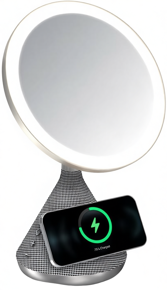 Купить SenCiciMen Multi Functional Mirror with Speaker and Magsafe Charger (SCMW02243) Silver