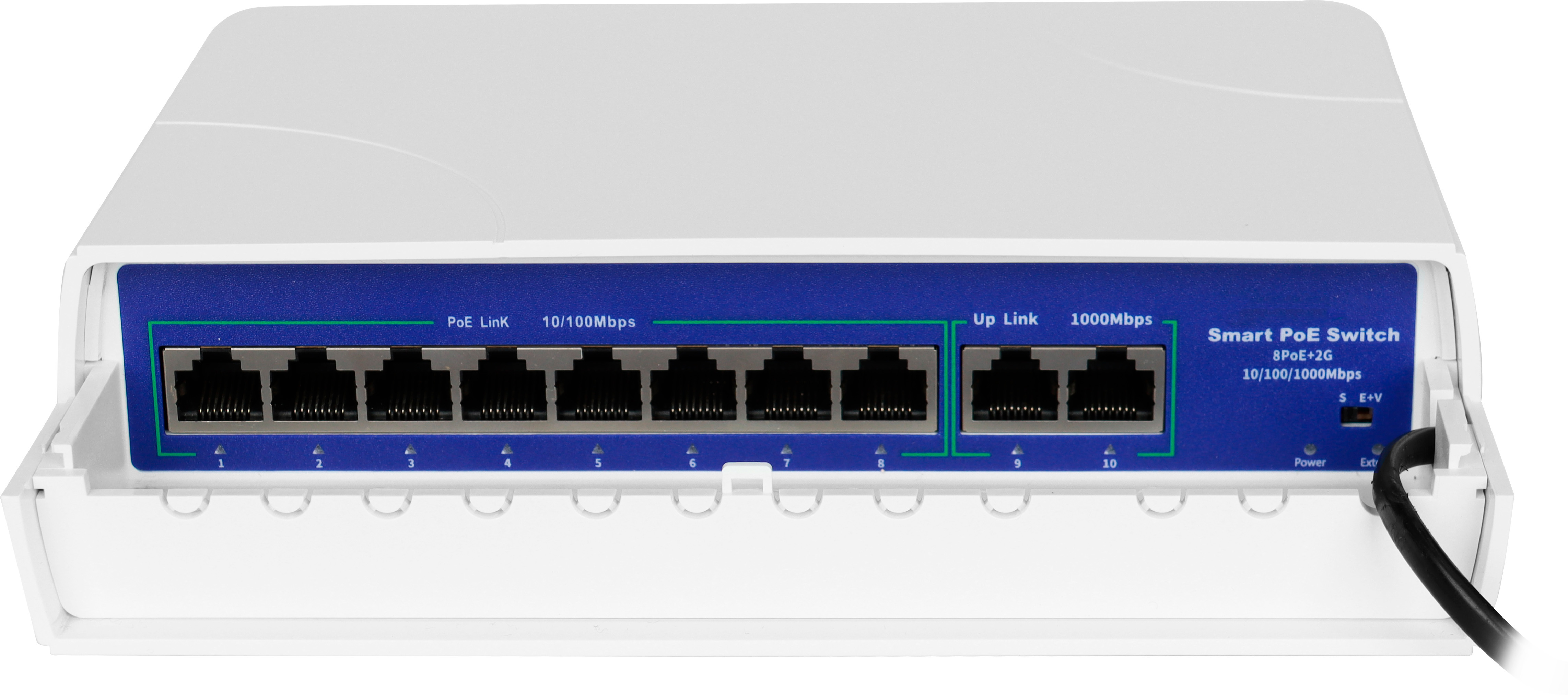 Купить CARCAM Active 8+2 10/100/1000Mbps PoE Switch Waterproof (ССF0820GBLCFS)
